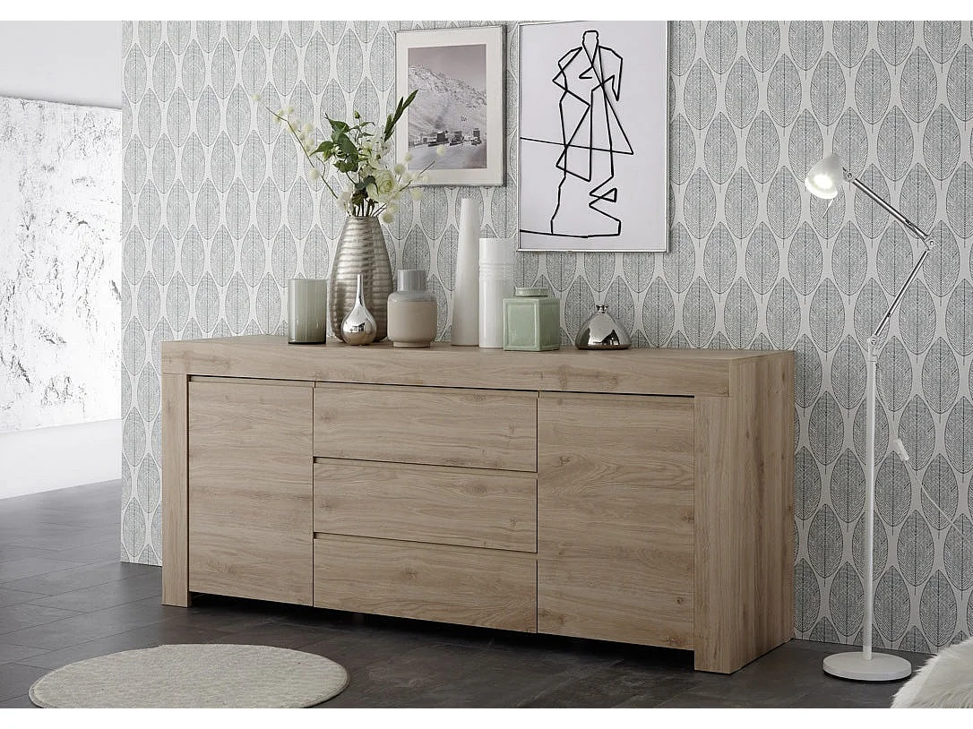 Buffet CAPRI chêne foncé