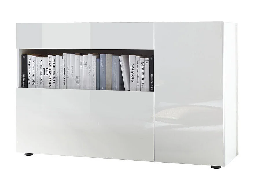 Sideboard OXFORD glänzend weiß