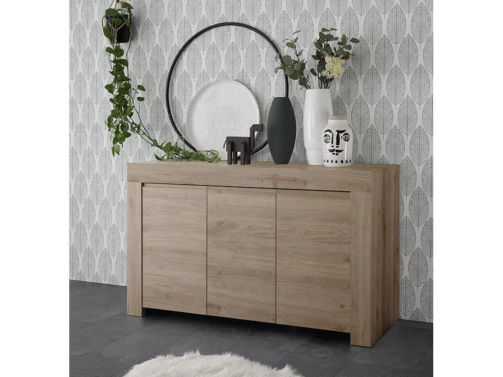 Buffet CAPRI chêne foncé