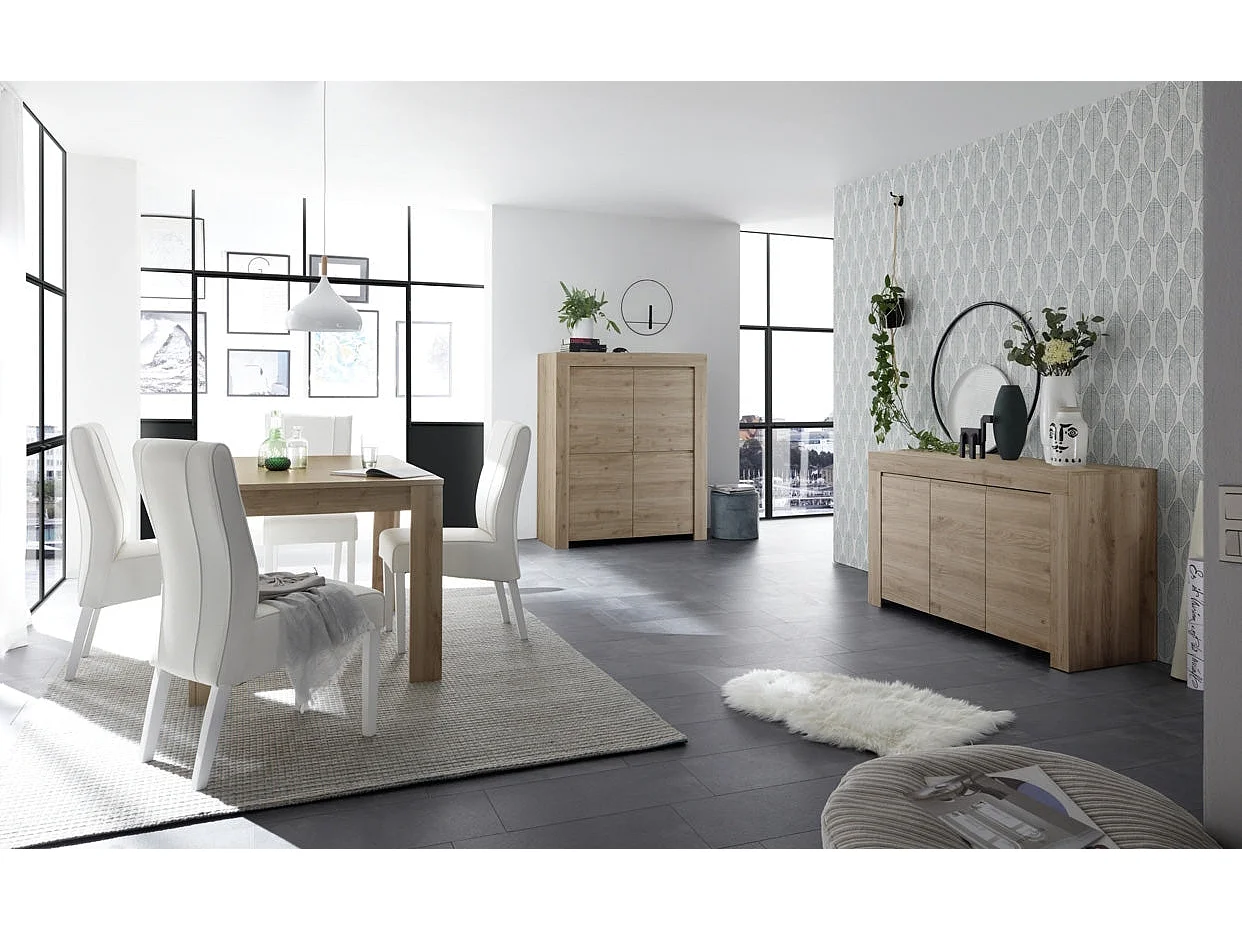 Buffet CAPRI chêne foncé