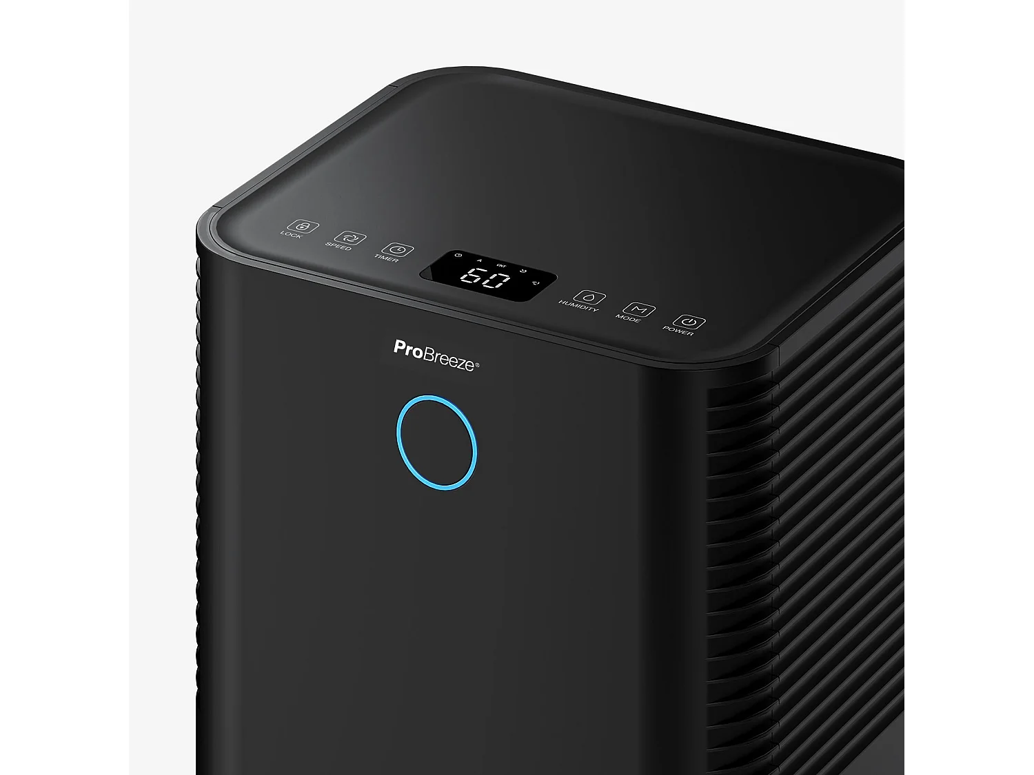 Pro Breeze Deshumidificador silencioso 12L/día OmniDry con modo ropa y control por aplicación inteligente para habitaciones de hasta 20 m²