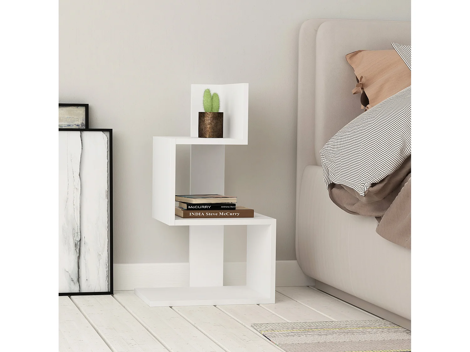 Tavolino ROSIE- grigio, 42x72x30