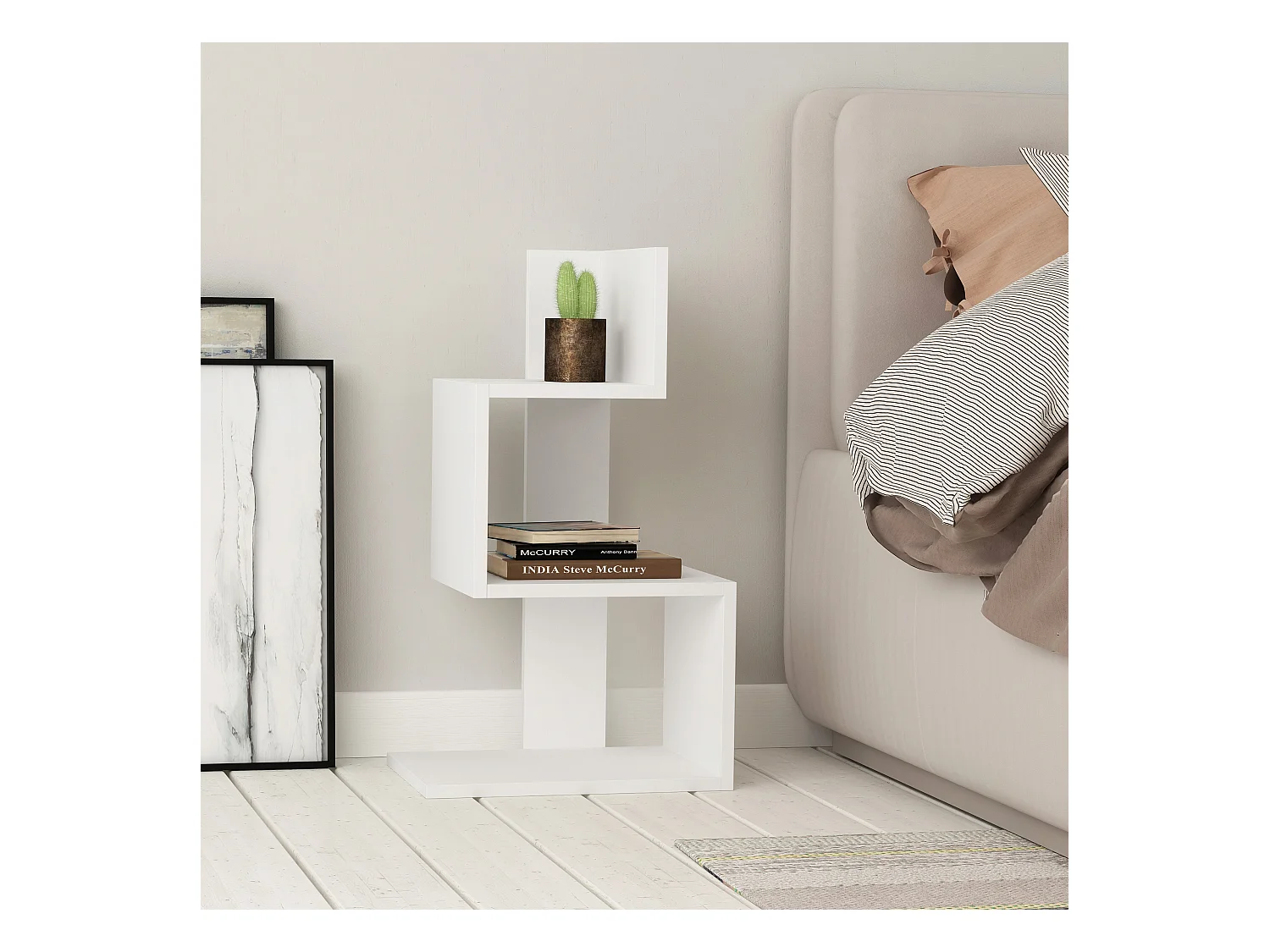 Table d'appoint ROSIE- gris, 42x72x30