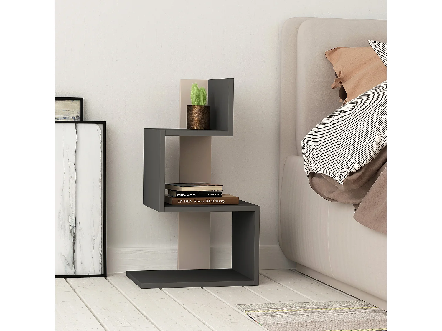 Beistelltisch ROSIE- Beige, 42x72x30