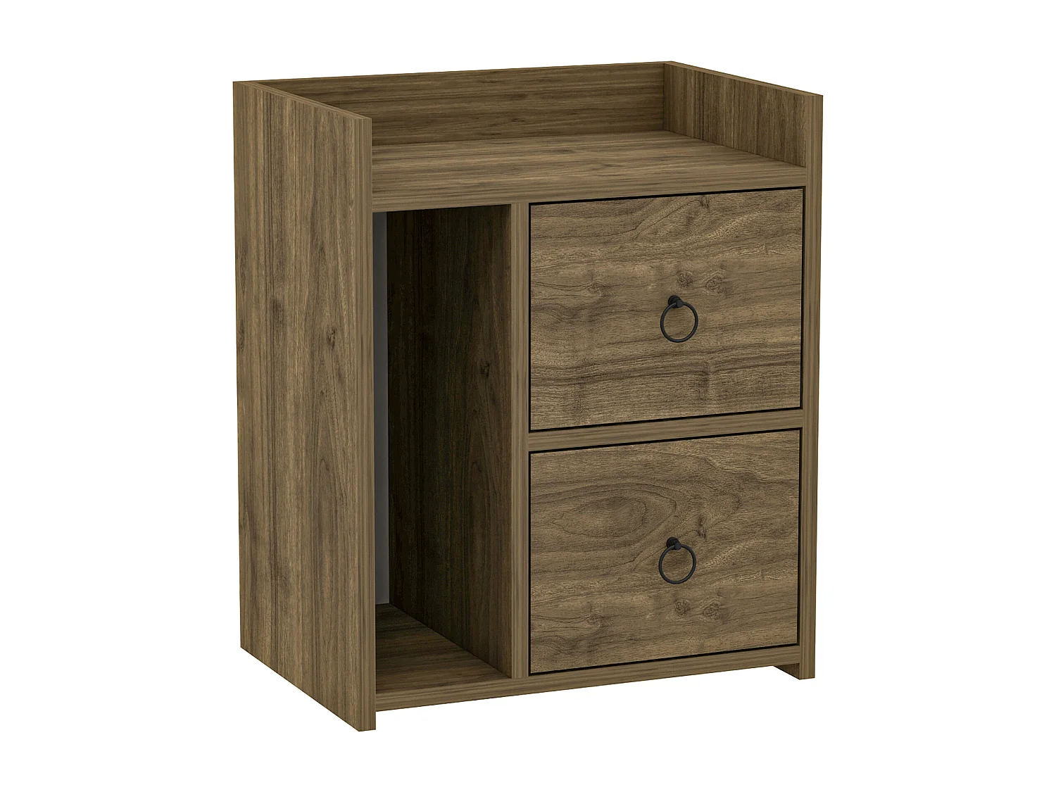 Nachtkastje VENUS - bruin, 60x35x50