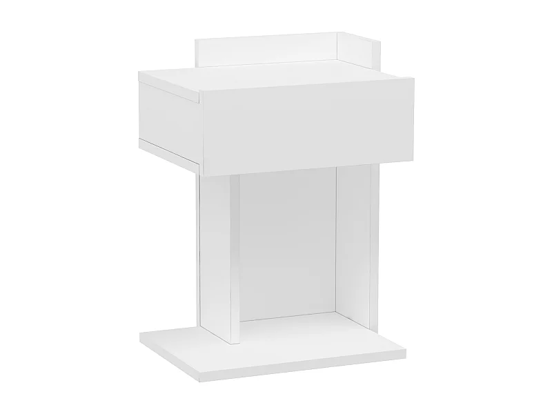 Comodino HERAKLES - bianco, 55x33,2x41,4