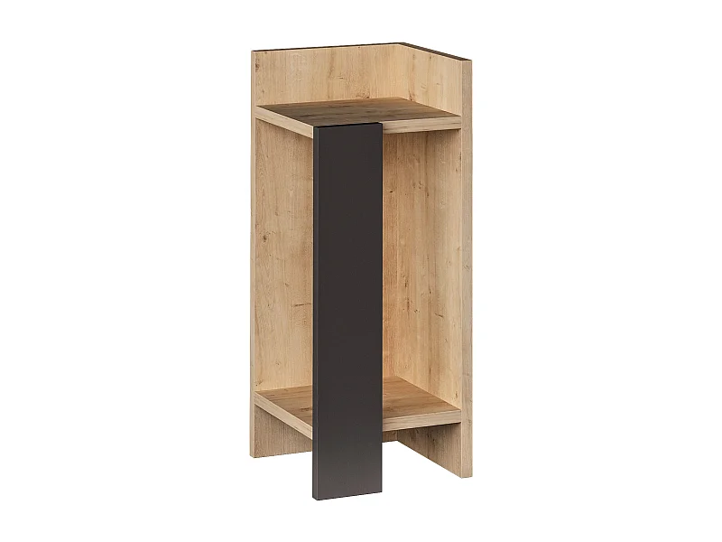 Table de chevet ELOS - module droit lumière couleur naturelle, 60x25x27