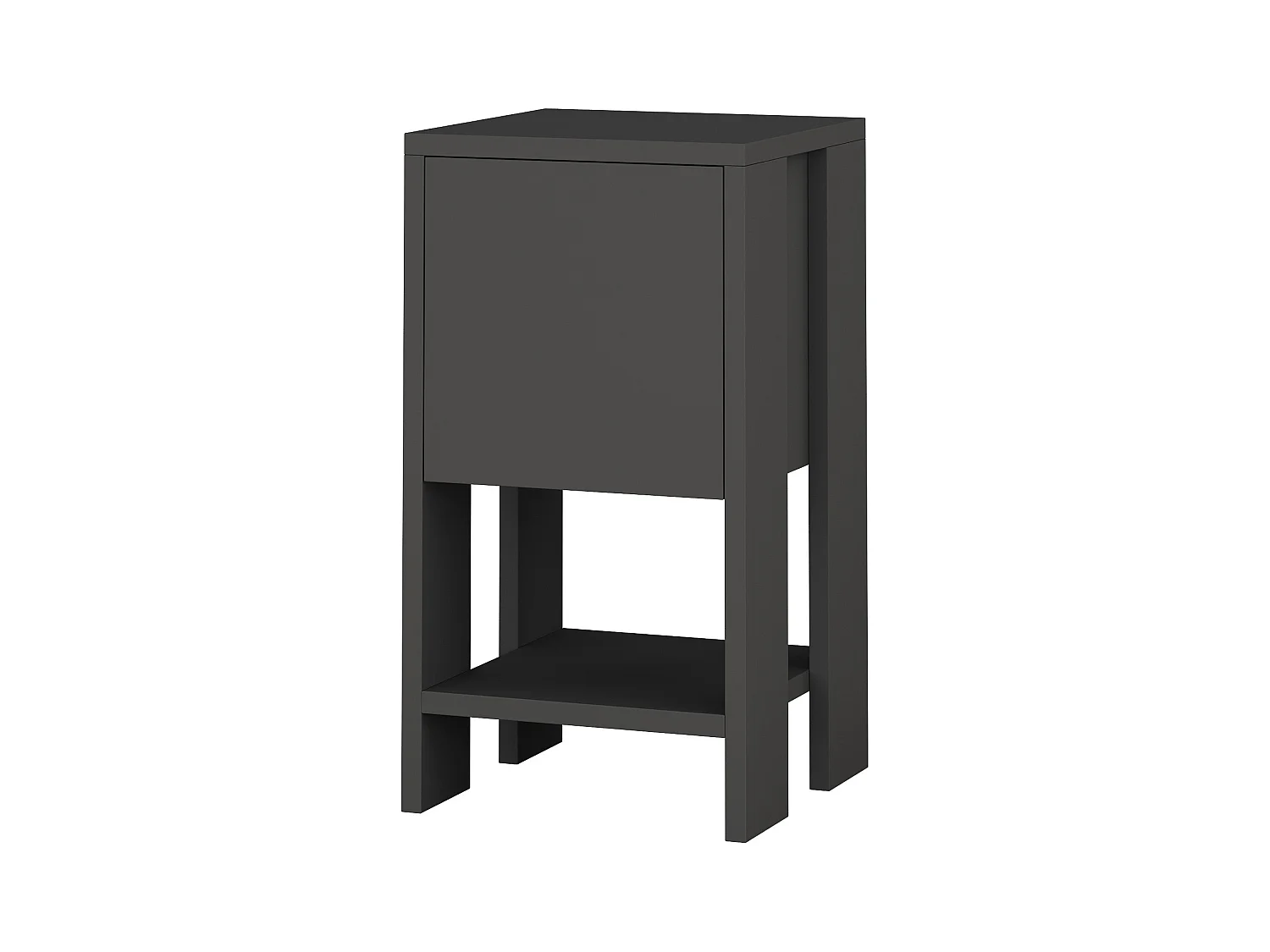 Table de chevet EMA - gris anthracite, 55x30x30