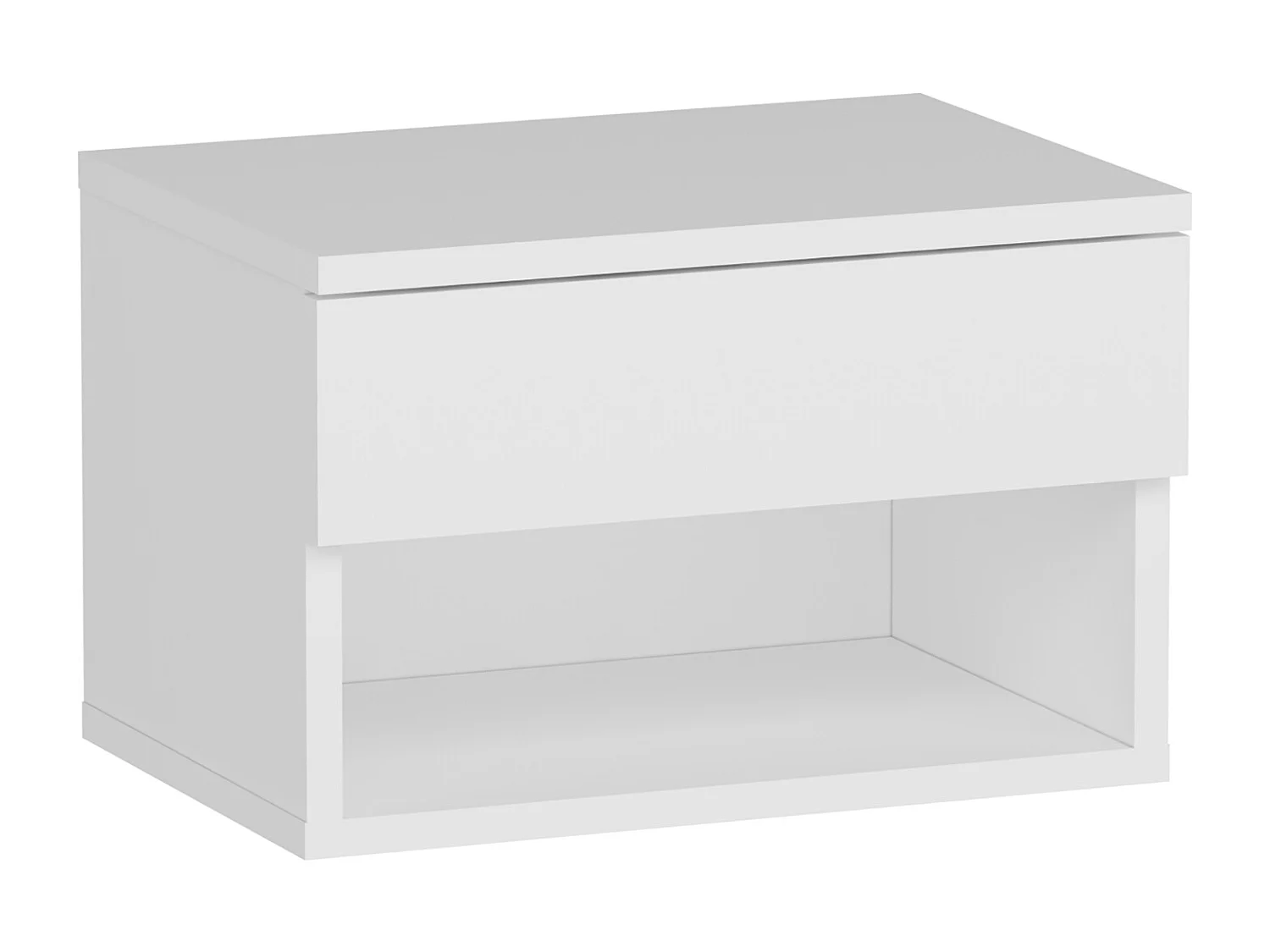 Table de chevet HESTIA - blanc, 29x31,6x44,6