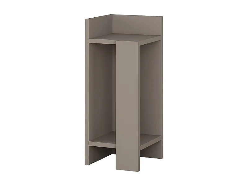 Table de chevet ELOS - module gauche gris anthracite, 60x25x27