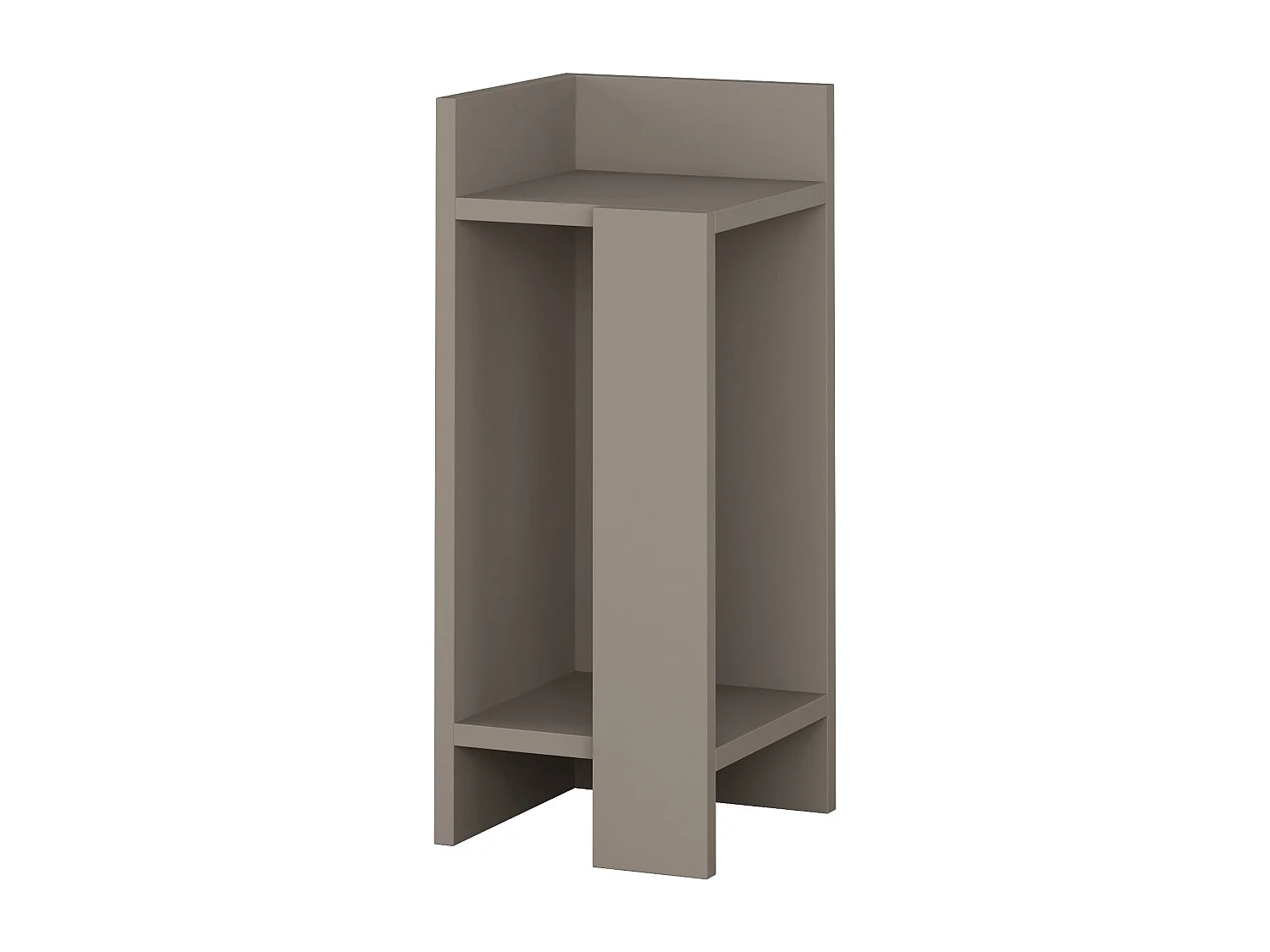 Table de chevet ELOS - module gauche gris anthracite, 60x25x27