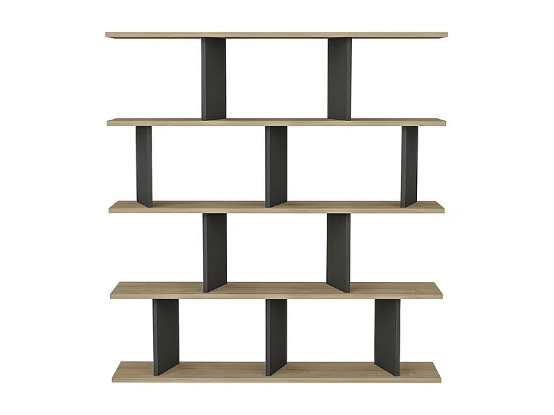 Mensola in piedi JORIN rovere / antracite, 130x137x25