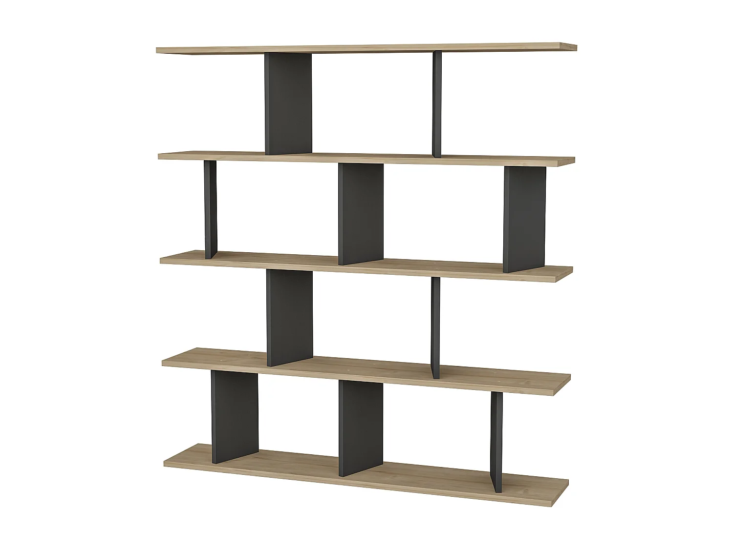 Mensola in piedi JORIN rovere / antracite, 130x137x25