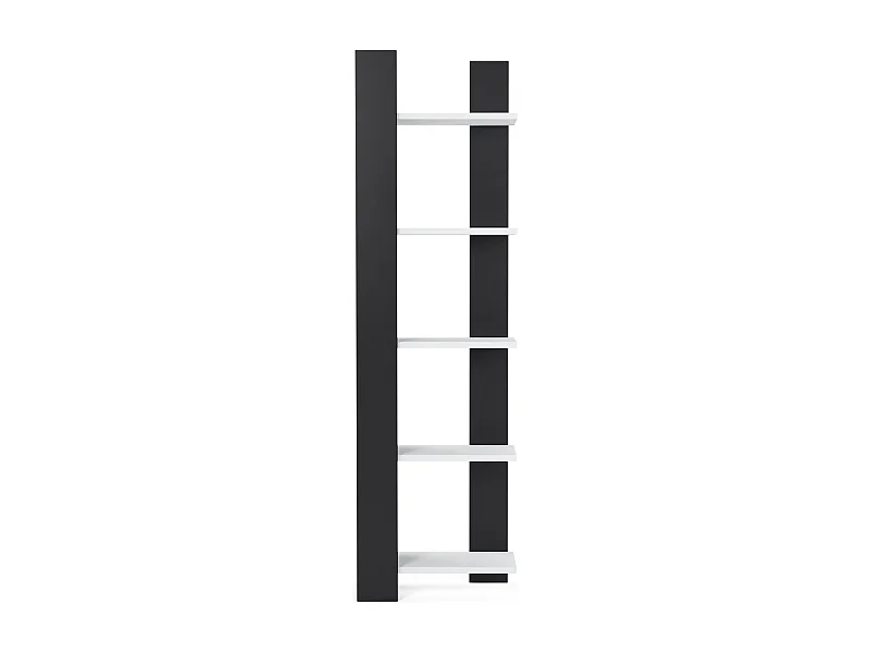 Libreria REETA- Bianco Marrone, 45x160x26