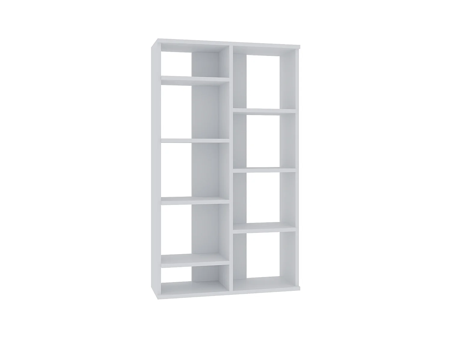 Bibliothèque KEOTA- Blanc - Blanc, 72x123,6x25