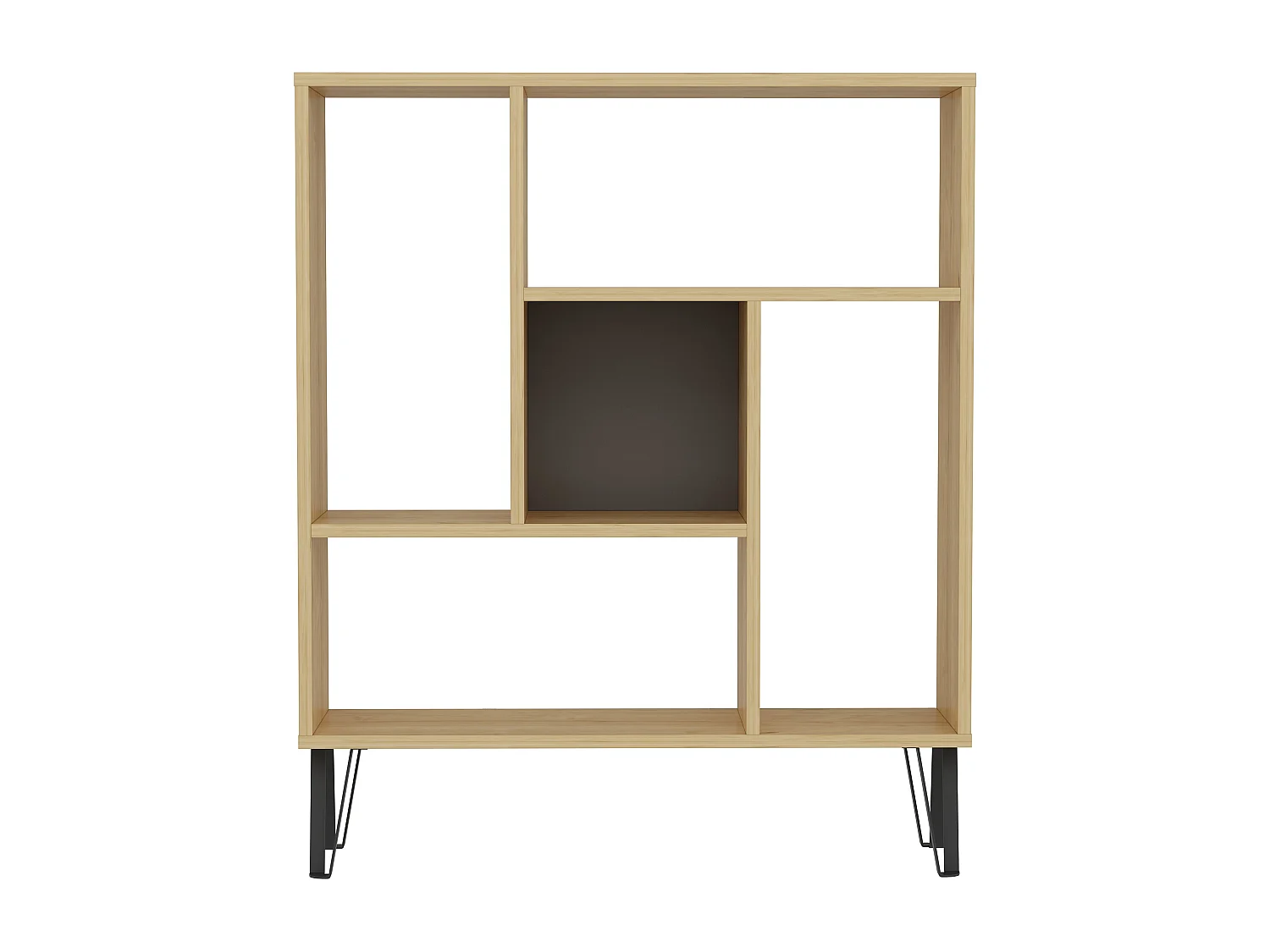 Mensola in piedi ARVEN- rovere/antracite, 90x107,8x25