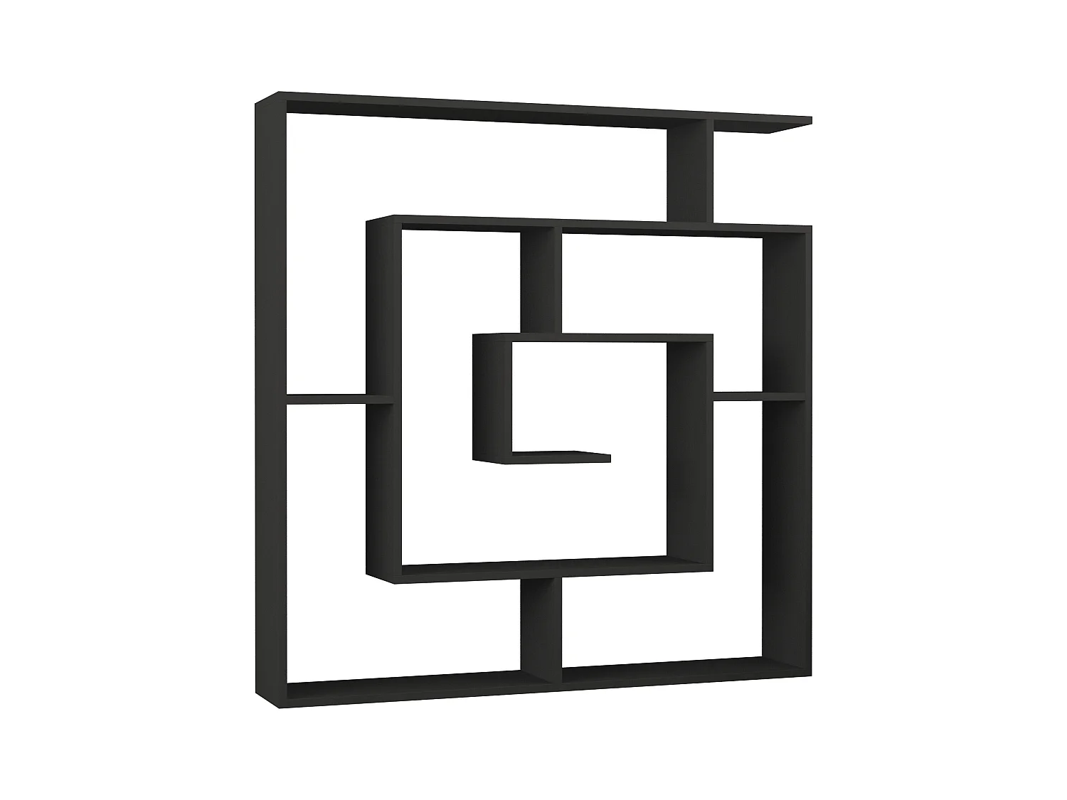 Etagère LABIRENT - anthracite, 125x129x22