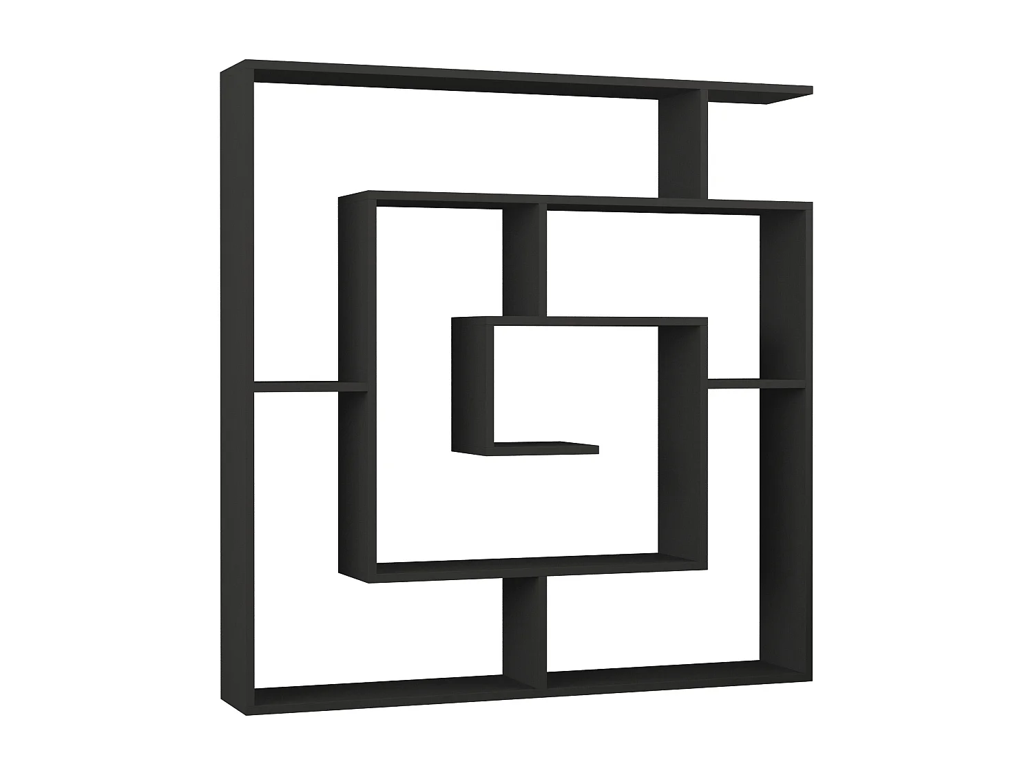 Etagère LABIRENT - anthracite, 125x129x22