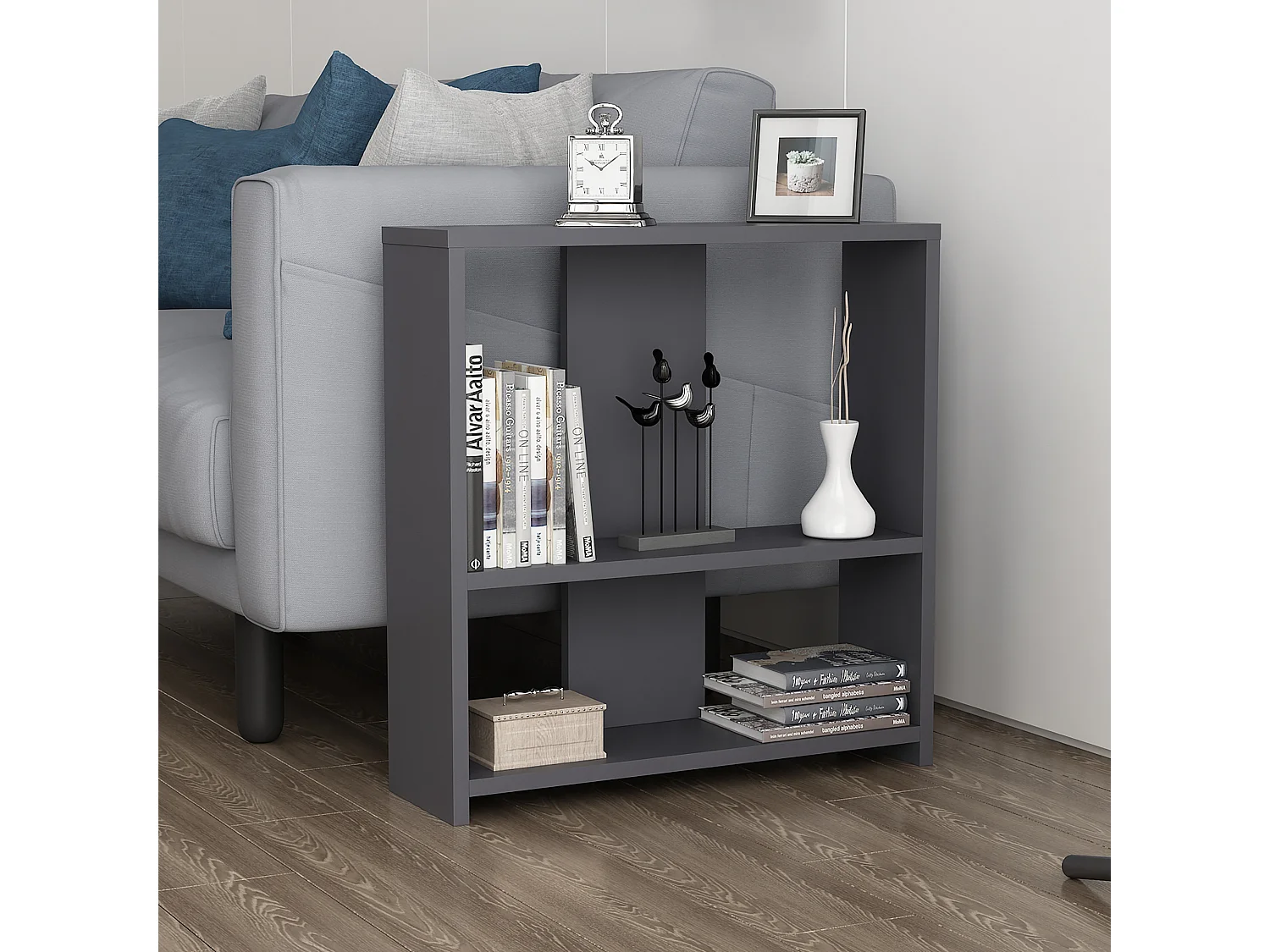 Standregal DOSI- Anthrazit, 60x62x17,6