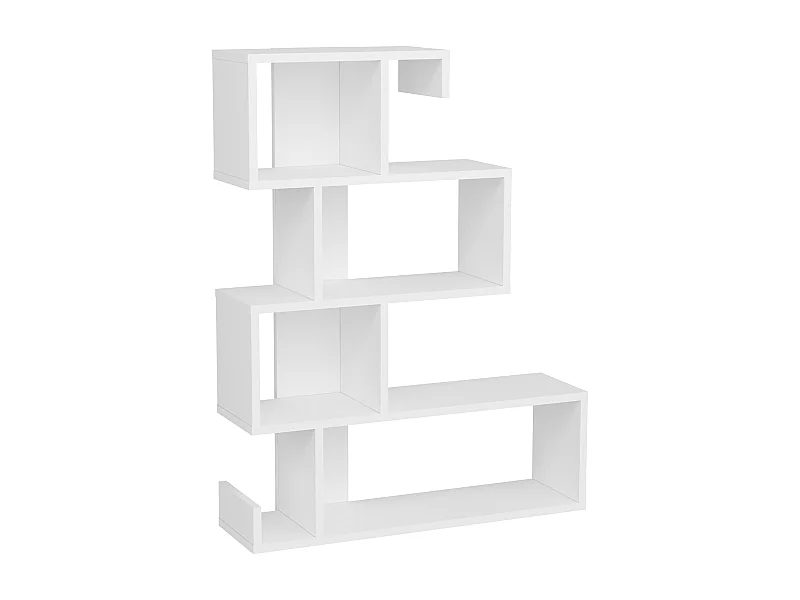 Boekenkast ARES- wit/wit, 80x103,8x23,8