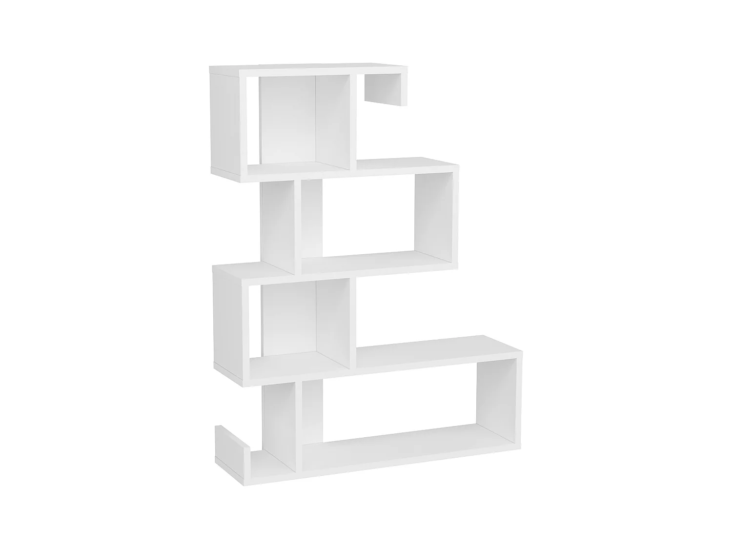 Bookcase ARES- Weiß/Weiß, 80x103,8x23,8