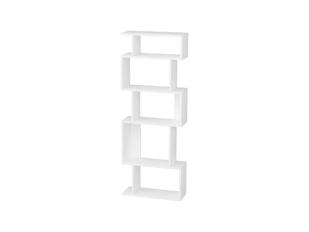Étagère sur pied EROS - blanc / blanc, 60x160x22