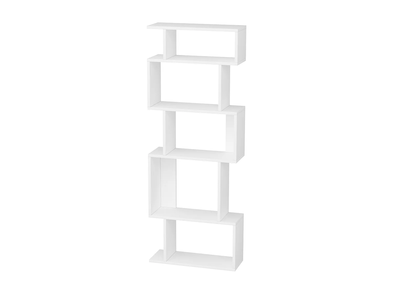 Étagère sur pied EROS - blanc / blanc, 60x160x22