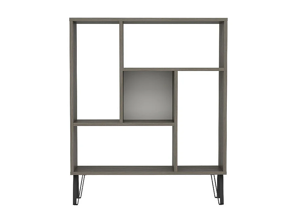 Etagère sur pied ARVEN - coloris naturel clair, 90x107,8x25