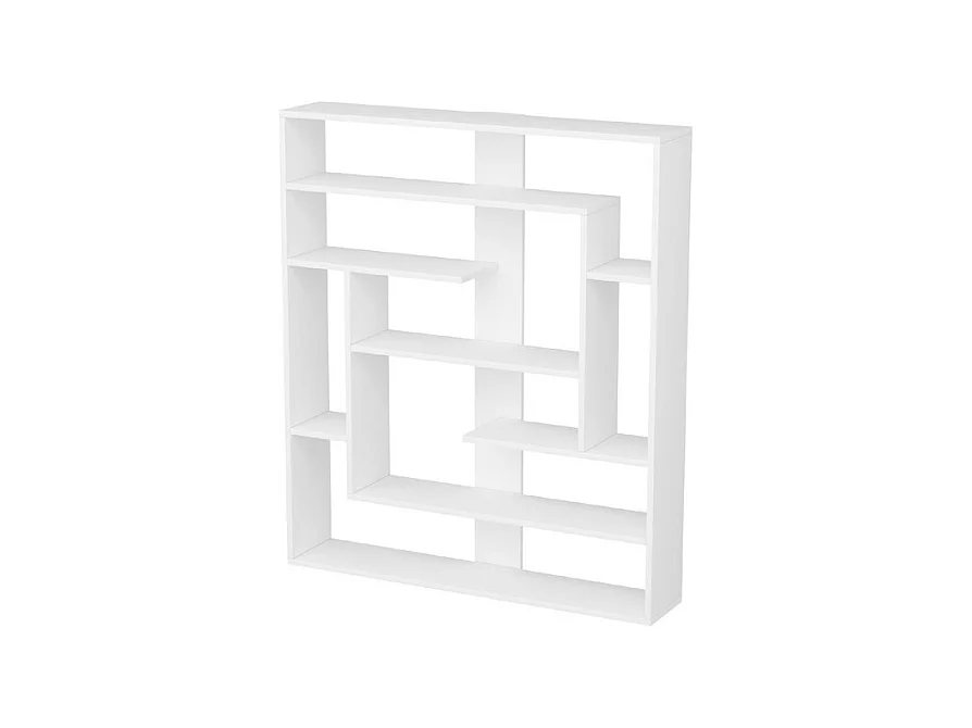Etagère sur pied POSEIDON- blanc, 114x132x22