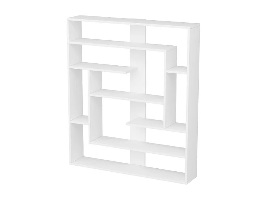 Etagère sur pied POSEIDON- blanc, 114x132x22