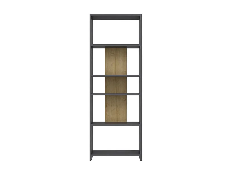 Staande plank DIOSP- antraciet/eik, 56,9x160x25