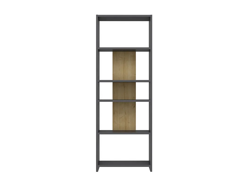 Staande plank DIOSP- antraciet/eik, 56,9x160x25