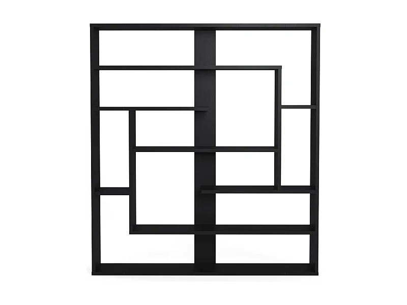 Libreria SEBASTIAN- Nero, 120x132x22