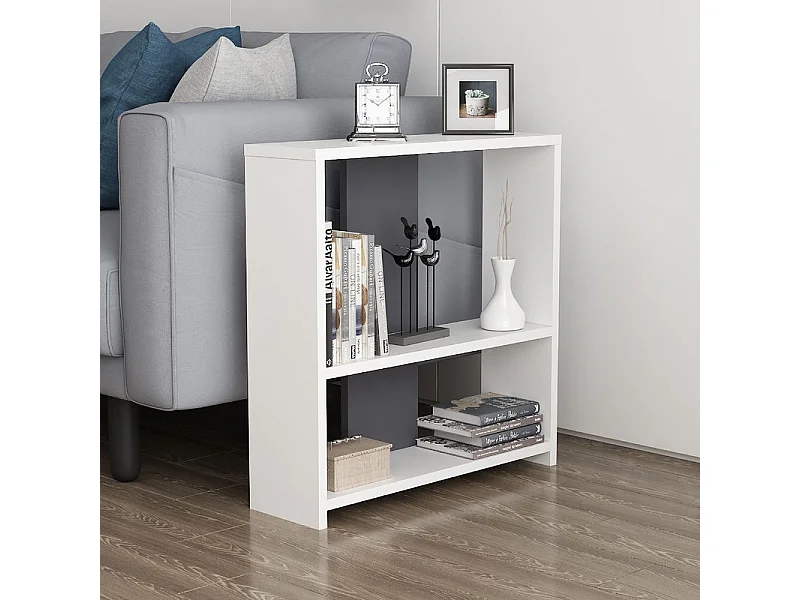 Étagère sur pied DOSI - blanc / anthracite, 60x62x17,6