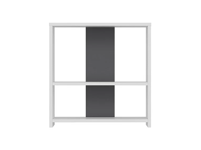 Étagère sur pied DOSI - blanc / anthracite, 60x62x17,6