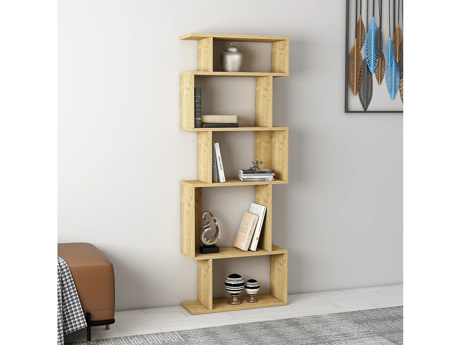 Staande plank EROS eiken, 60x160x22