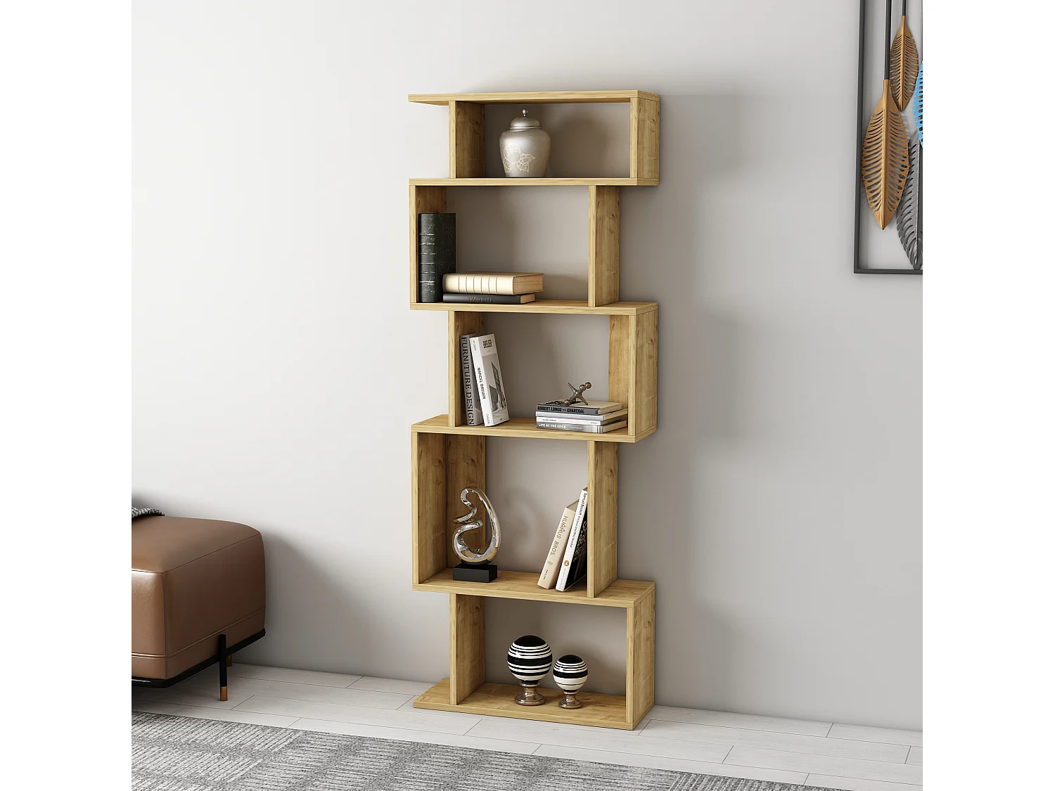 Staande plank EROS eiken, 60x160x22