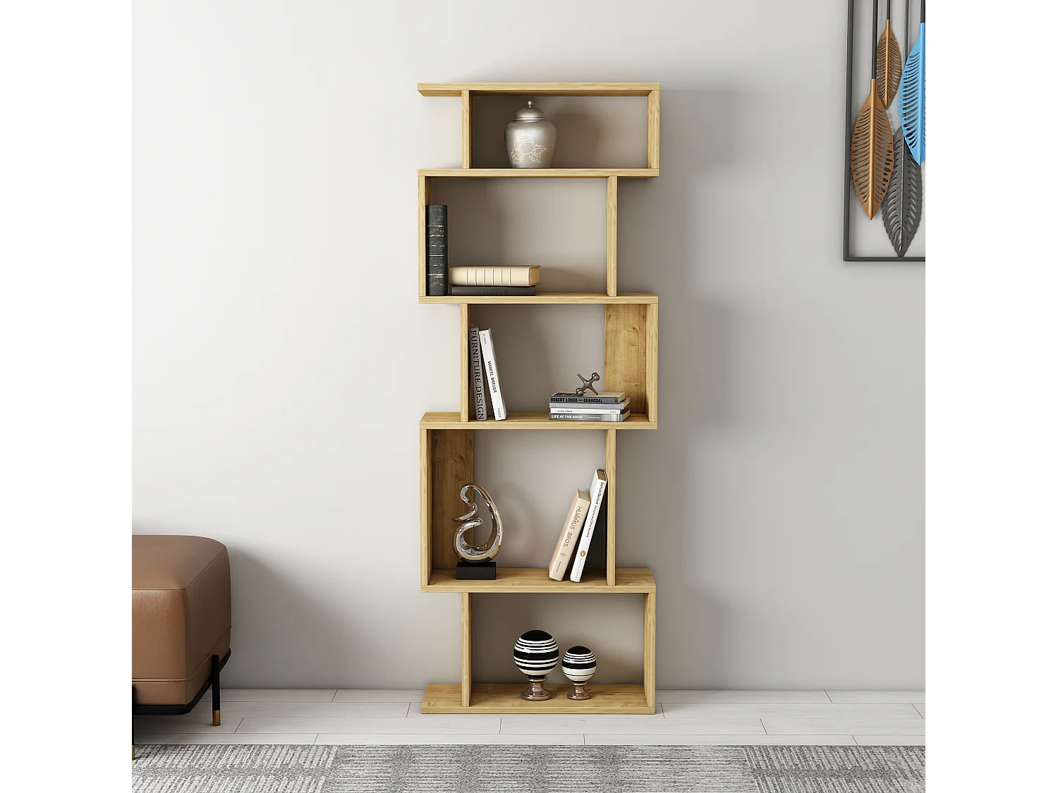 Staande plank EROS eiken, 60x160x22