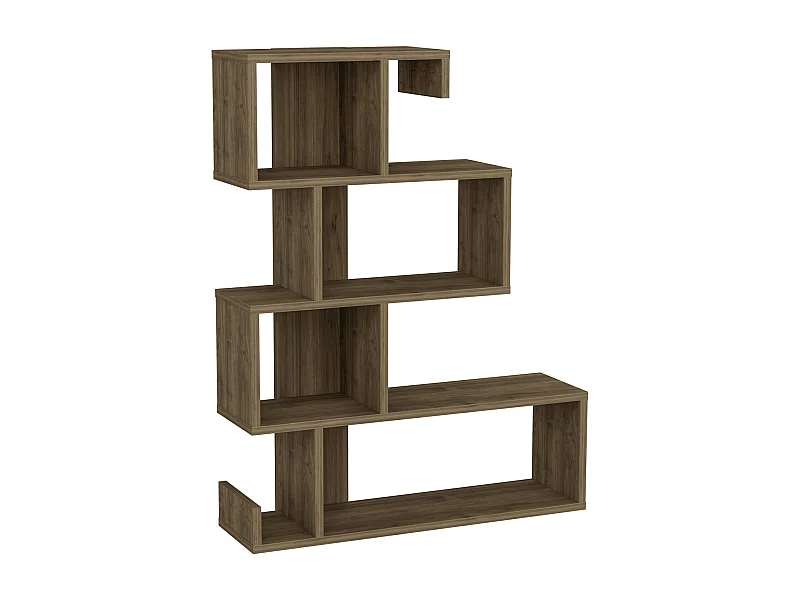 Boekenkast ARES- walnoot/walnoot, 80x103,8x23,8