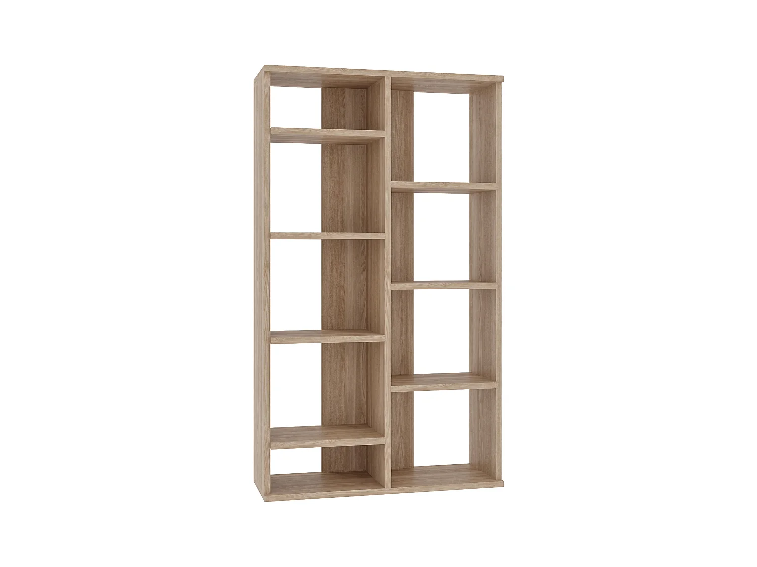 Bibliothèque KEOTA - Chêne - Chêne, 72x123,6x25