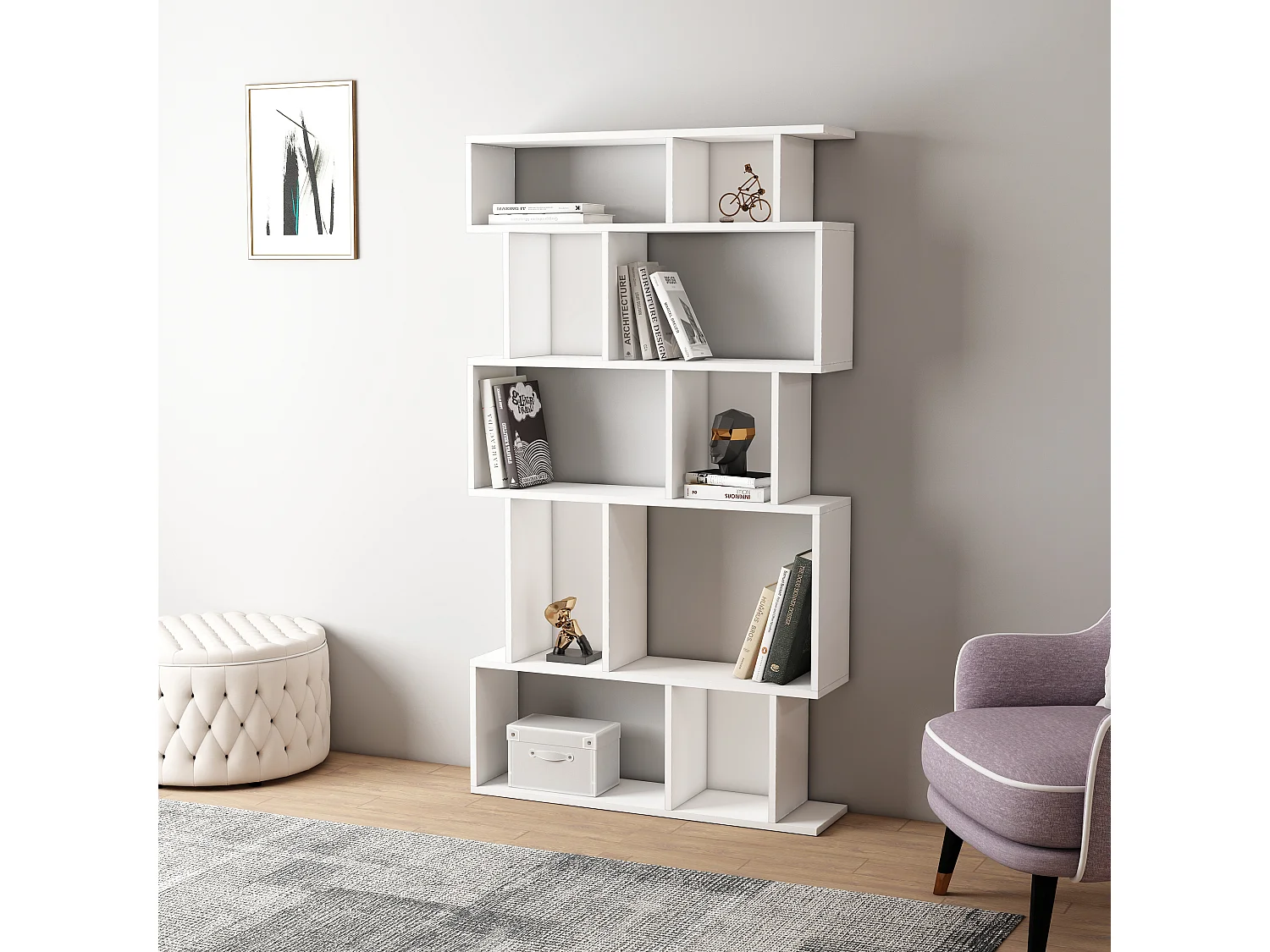 Staande plank EROS WEIT-Wit, 90x160x22