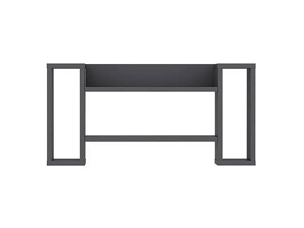 Etagère murale gris anthracite-blanc, 80X39X25