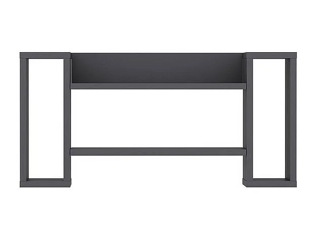 Etagère murale gris anthracite-blanc, 80X39X25
