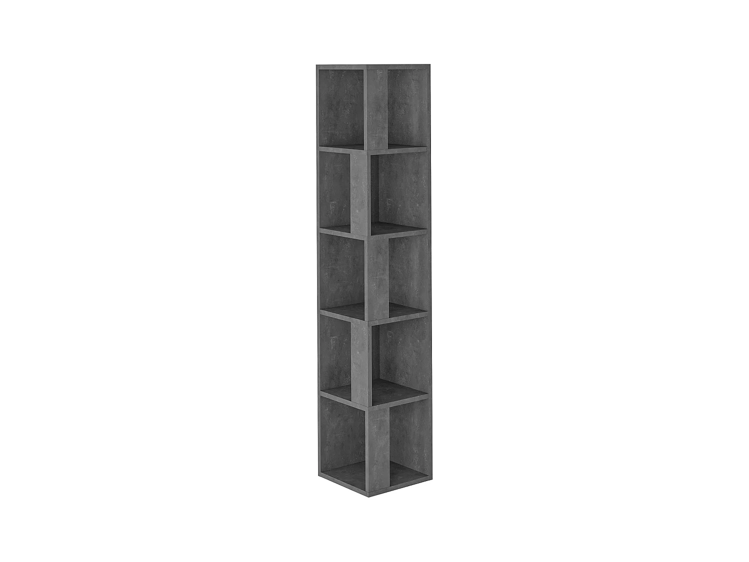 Etagère d'angle PIANO gris, 32x159x32