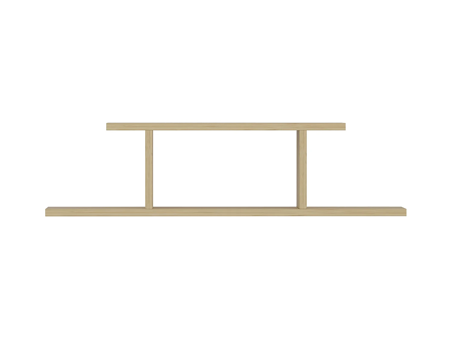 Etagère murale ATLANTIC- Chêne - Chêne, 90x23,2x19,6