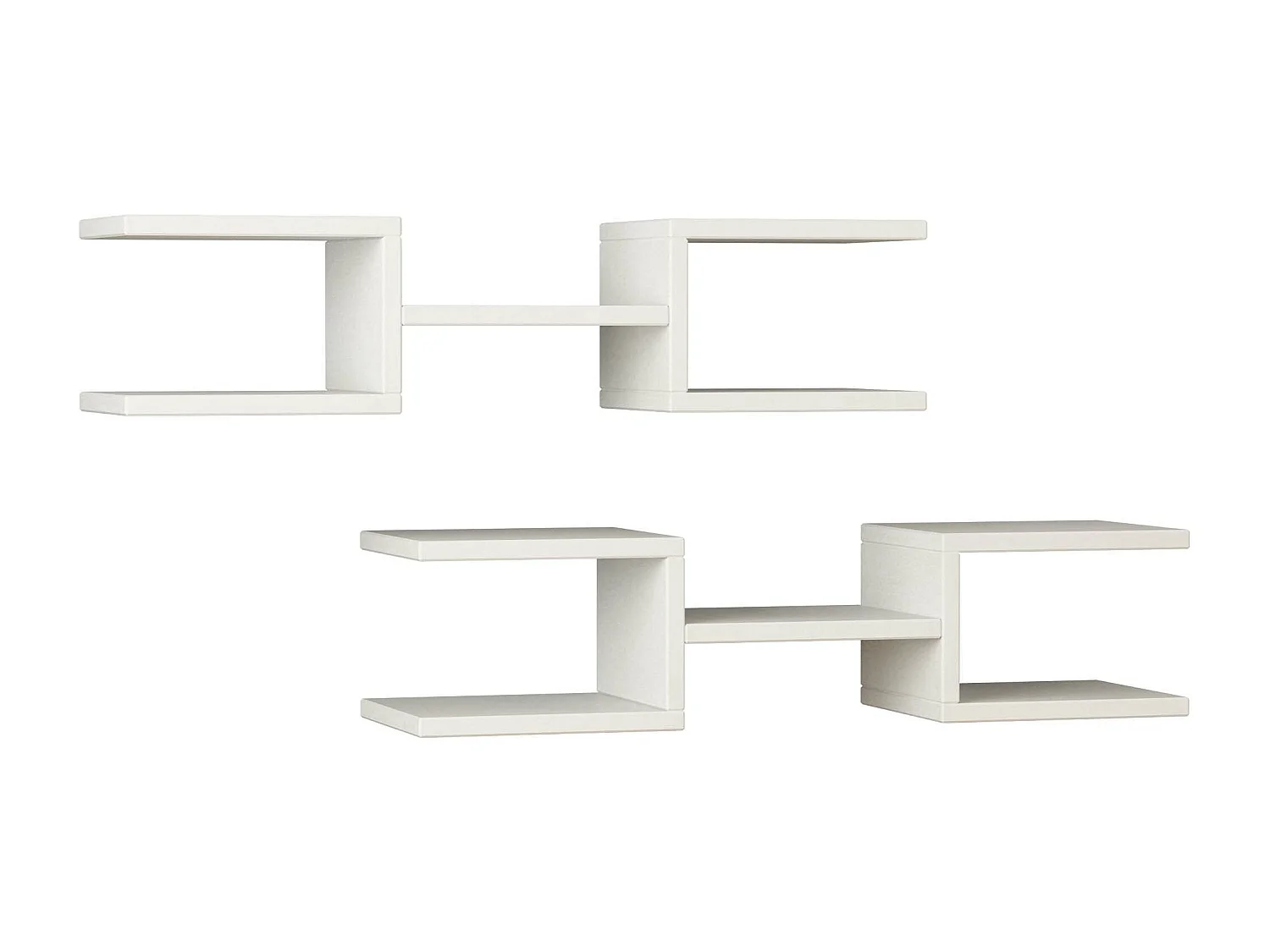 Etagère CRAB - blanc, 75x17x20