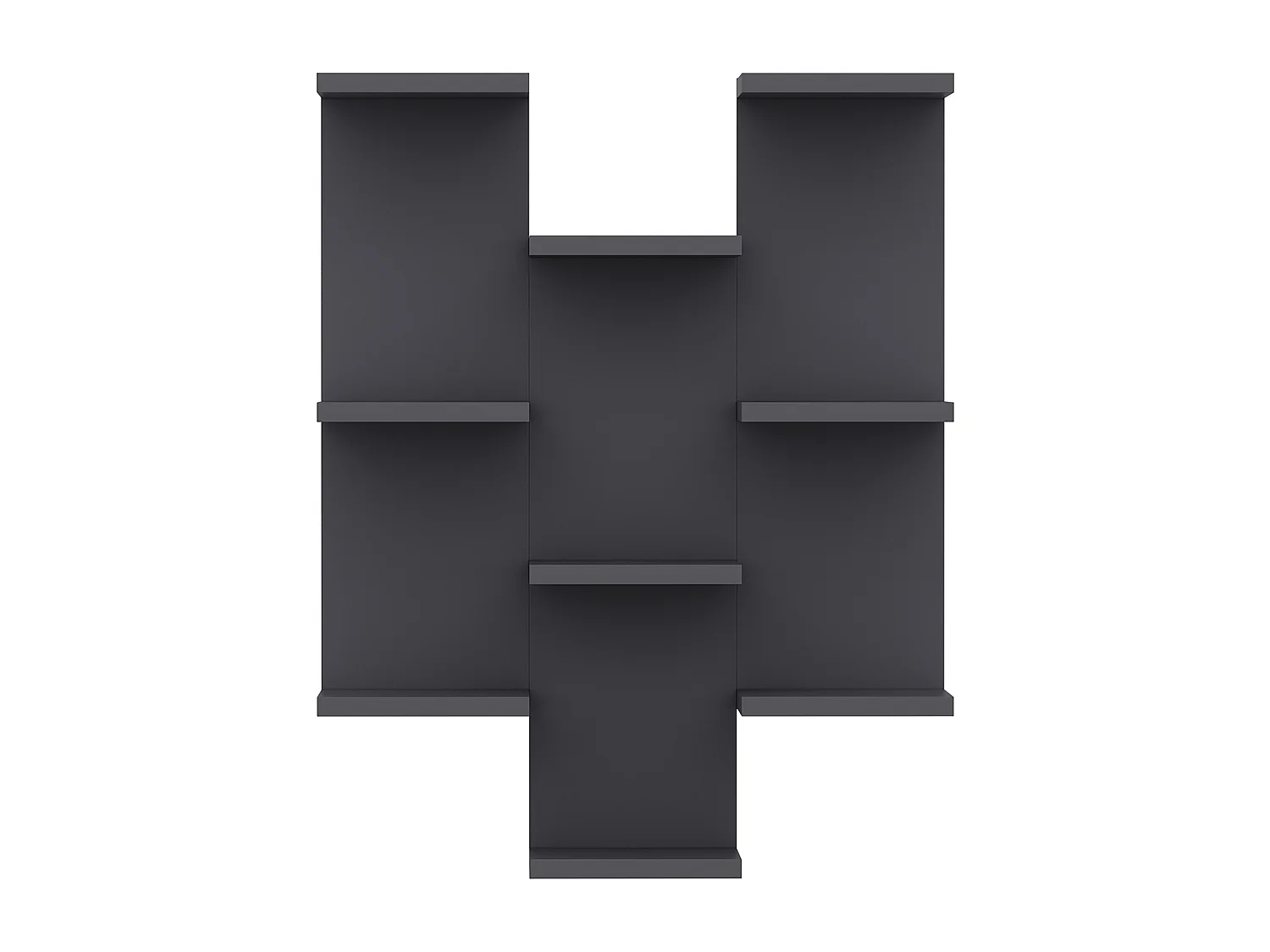 Wall Shelf TEXAS-  Anthrazit, 58,8x74,1x21,4