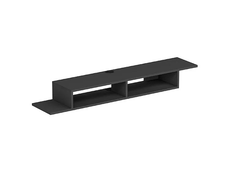 Etagère murale TV ARTEMİS-gris anthracite, 149x16x29
