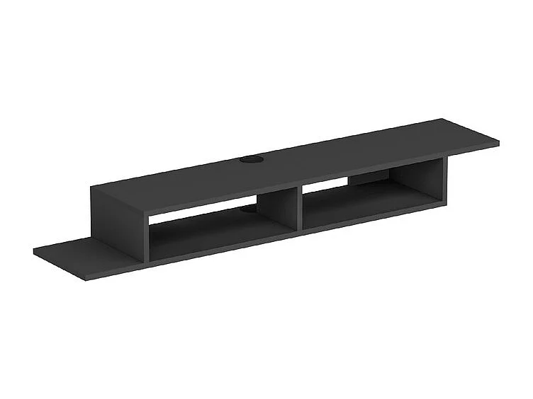 Etagère murale TV ARTEMİS-gris anthracite, 149x16x29