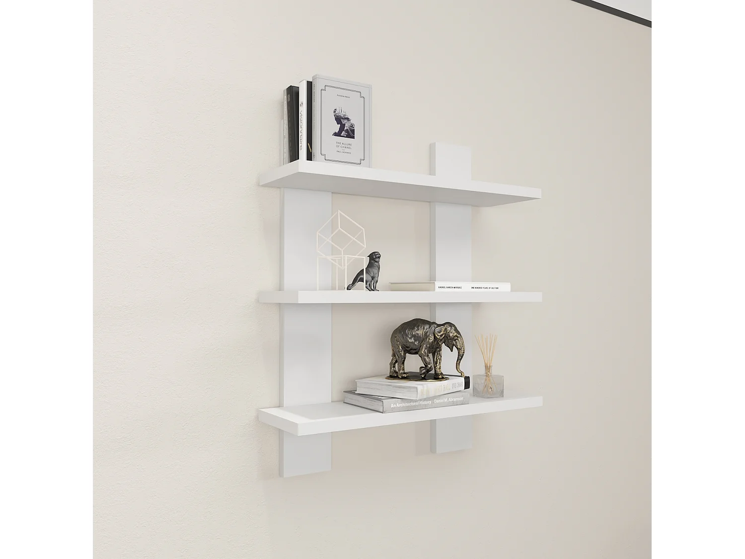 Wandregal WACO-Weiß,50x60x16